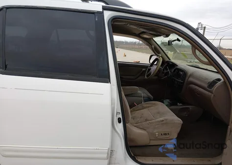 2002 Toyota Sequoia Sr5 V8 из США, поврежденный, VIN 5TDZT34A32S135993